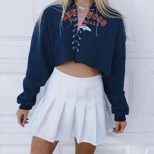 Denver Broncos Lace Up Sweatshirt